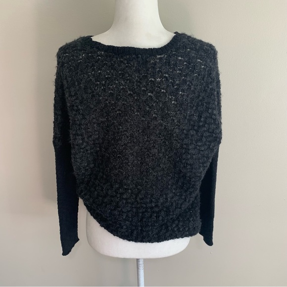 Eileen Fisher Open Knit Organic Cotton Alpaca Blend pullover Sweater - Picture 6 of 13